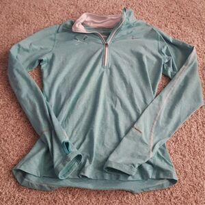 Nike dri-fit lacrosse ¼ zip long sleeve